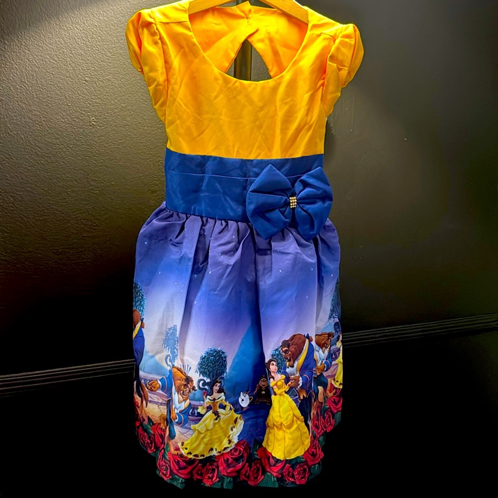 Children's Dress "Beauty and the Beast" Theme